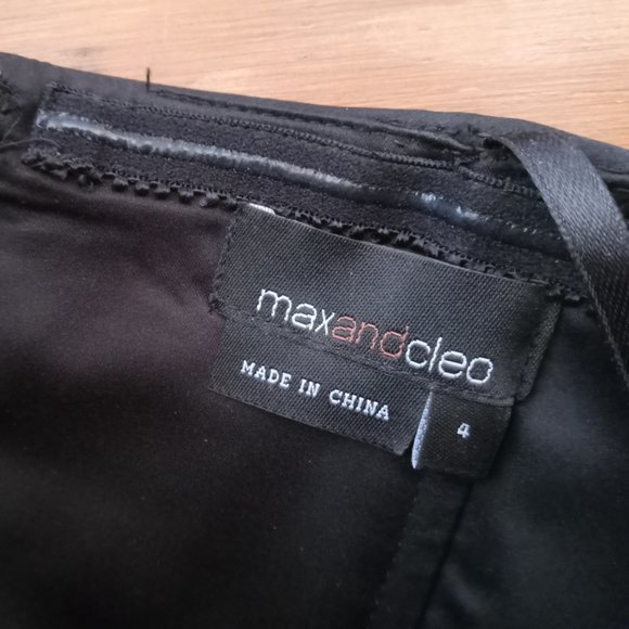 One shoulder black formal maxi dress - Picture 2 of 3